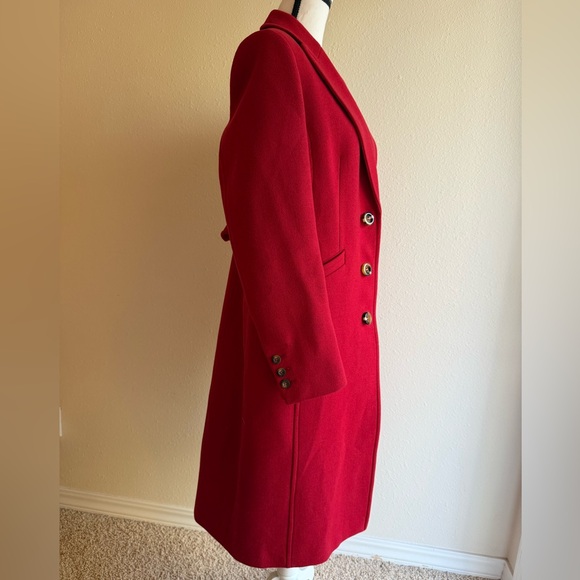 BODEN RED WOOL BLEND COAT | sz US 14 | LIKE NEW - Picture 7 of 16